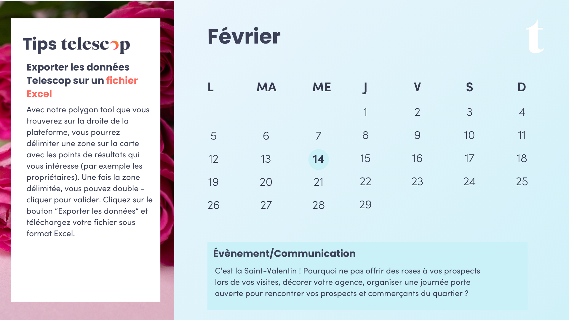 Calendrier Immobilier Telescop 2024